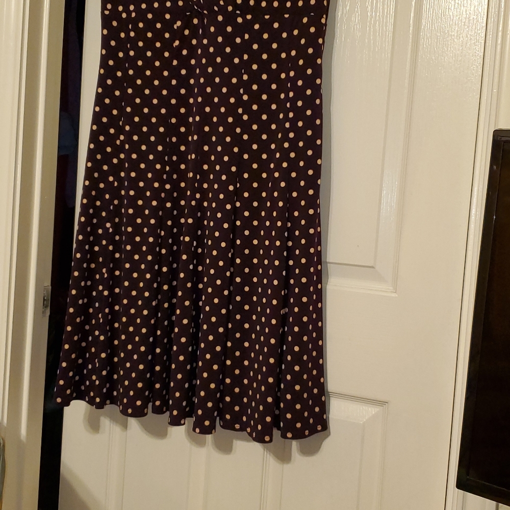 BLACK POLKA DOT DRESS - Picture 3 of 3